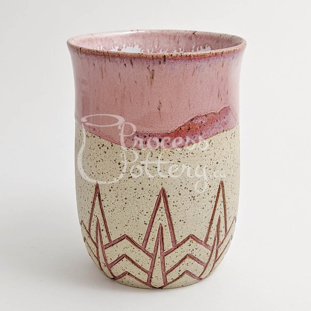 Tumbler - Carved Sangria